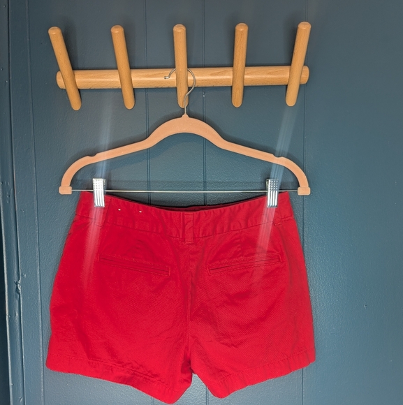 Red Women's Shorts - Picture 2 of 4
